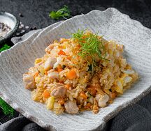 Рис с курицей