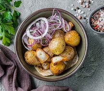 Мини-картофель с курдюком