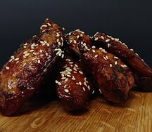 Куриные крылышки барбекю