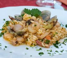 Ризотто с морепродуктами