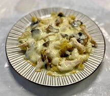 Цыпленок и грибы