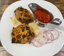 Шашлык из бедра курицы