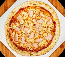 Пицца с нежным куриным филе
