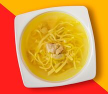Бульон куриный с лапшой