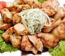 Шашлык из куриного бедра