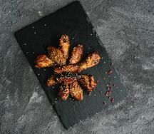 Куриные крылья барбекю