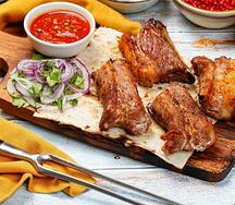 Свиные ребрышки BBQ