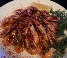 Жареные креветки