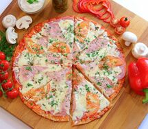Пицца Ветчина с грибами