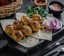 Шашлык из молодого картофеля