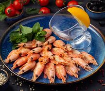 Креветки отварные к пиву