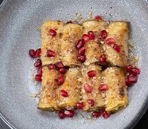 Рулетики из баклажанов