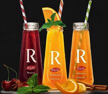 Сок Rich Яблоко в стекле