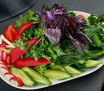 Овощная тарелка