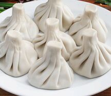 Хинкали с говядиной и свининой