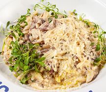 Орзо с щечками