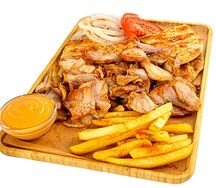 Открытый куриный гирос