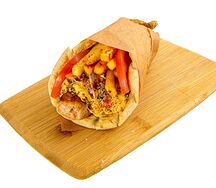Пита Сувлаки из курицы