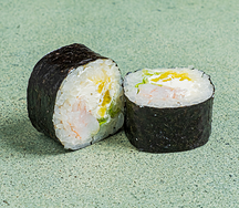 Ролл с тигровой креветкой