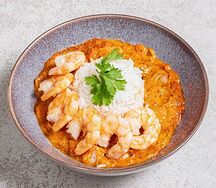 Красный карри с креветкой