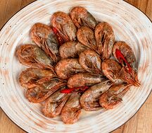 Жареные креветки с табаско