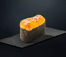 Запеченные суши с тигровой креветкой