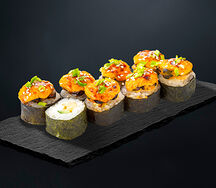 Запеченный ролл с мидиями