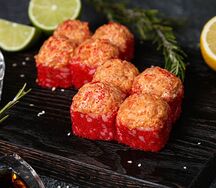 Запеченный с креветкой