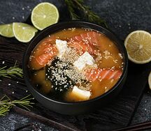 Мисо с лососем