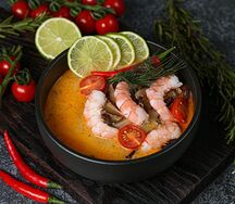 Том Ям с креветками