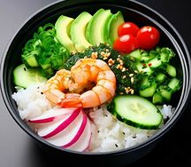 Поке с креветкой