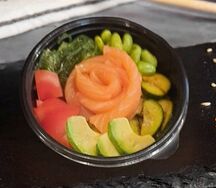 Поке с лососем