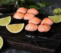 Запеченный с лососем