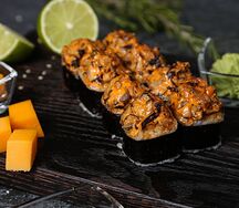 Ролл с мидиями (острый)