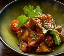 Салат из баклажанов в китайском стиле