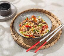 Удон с говядиной