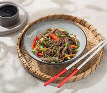 Соба с говядиной