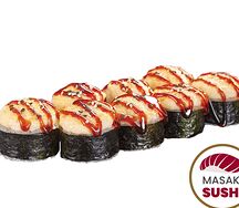 Запеченный Ролл с острым лососем