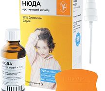 Нюда спрей (50мл в компл. с расчесткой и насадкой распылит.)