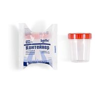 Контейнер с крышкой для мочи 120мл