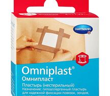 Хартманн пластырь Омнипласт 1,25смх5м