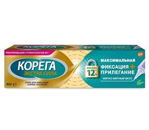 Корега крем Максимальная Фиксация + Прилегание мягко-мятный вкус 40г