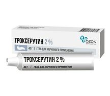 Троксерутин гель 2% туба 40г