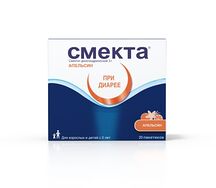 Смекта порошок для приготовления суспензии пакетики №20 (апельсин)