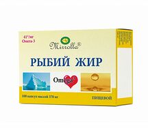 Рыбий жир Мирролла капс. 370мг №100