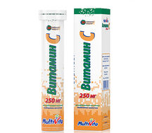 Витамин С таблетки шипучие 250мг №20