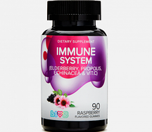 LIVS комплекс иммун с бузиной прополисом и эхинацеей со вкусом малины мармеладные пастилки №90