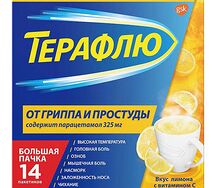 ТераФлю лимон пакетики №14