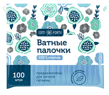Ватные палочки ComForte №100 в пакете