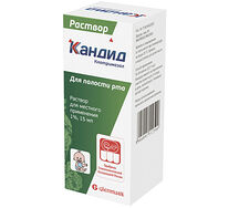 Кандид (фл.-кап.1% 15мл д/полости рта)
